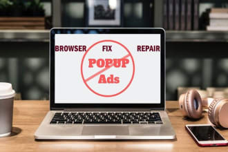 fix web browser popup problems and security related issues