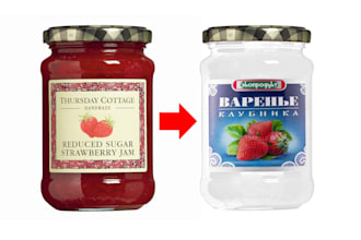 change label, retouch, photoshop glass and transparent product backgrounds