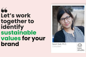 help develop a sustainable and circular brand strategy