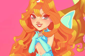design cute chibi characters