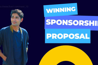 write a winning sponsorship proposal and sales strategy