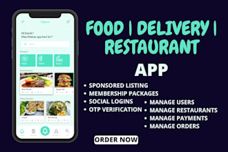 build modern food delivery app grocery restaurant app development