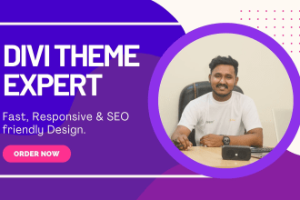 be your divi expert for wordpress website using divi