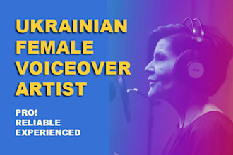 ukrainian female voice over