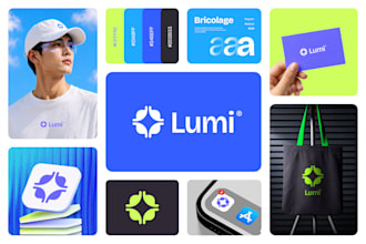 design business logo, brand identity and branding kit