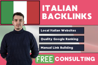 high quality italian backlinks for italy SEO with guarantee