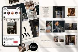 design canva templates for instagram feed and social media