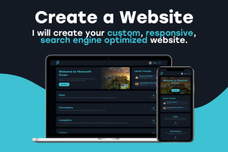 create a website for your esport team