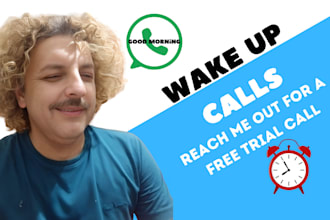 be your personal wake up call assistant as many days as you need