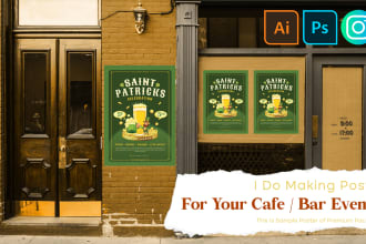 do poster events for your bar, cafe, restaurant, store, etc