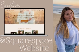 design a custom squarespace portfolio website