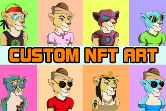 draw unique nft art and nft collection for you