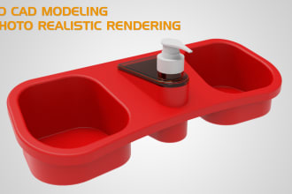 design 3d models for cnc machining, concept and 3d print