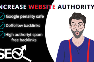 increase domain authority, DR, trust flow