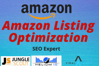 write amazon product listing description with SEO amazon listing optimization