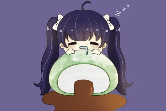 draw cute chibi anime fullbody