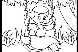 draw coloring book pages for children
