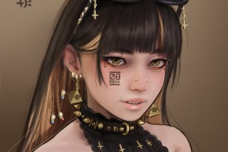 draw character art, character design, concept art for you