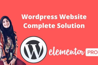 design customize business and portfolio wordpress website