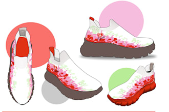 custom sports shoe patterns and design