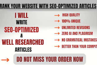 handle your SEO website content writing work