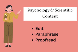 edit, paraphrase, proofread, rewrite and reword your content