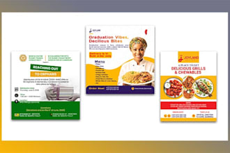 design modern minimalist flyers, posters for your business