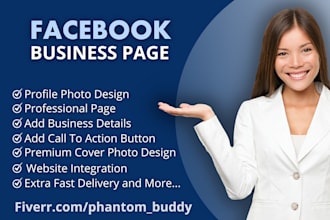 setup facebook business page, instagram, youtube and more
