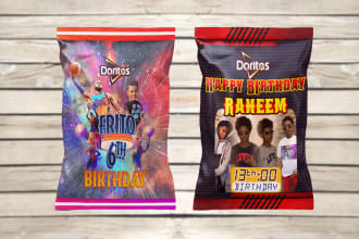 do customize chips bag for your birthday party