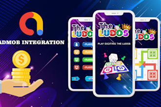 give you money making ludo with admob and website