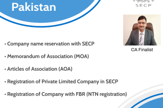 get your company registered in pakistan with secp