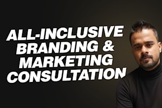 be your branding and marketing consultant