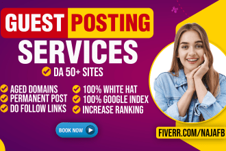 provide guest posting services blog posting services on high da DR websites