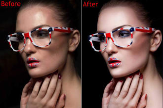 do high end magazine photo editing and retouching