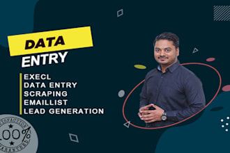 do data entry, lead generation, web research accurately