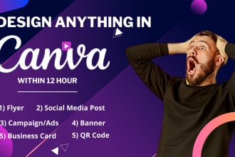 create motion banner, christmas motion flyer, social media posts, ads in canva