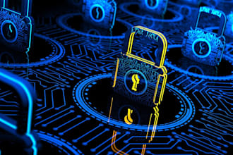 design a cyber security ,IT ,pitch deck presentation slides