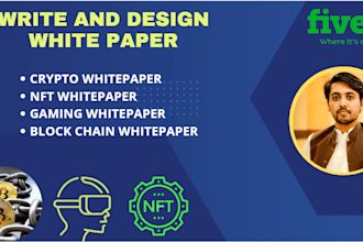 write and design a nft, ico, defi and crypto whitepaper for blockchain