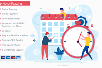 design a booking website for your business
