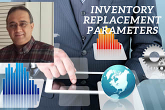 calculate the inventory replacement parameters and abc of your company