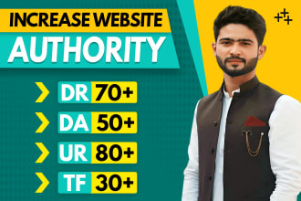 increase ahrefs dr, domain rating DR 70, moz da trust flow tf