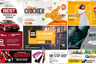 do stunning website header, hero image, blog banner, or web slider