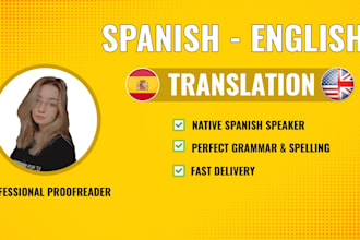 translate english and spanish texts