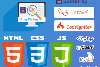 fix errors in your HTML,CSS,javascript,vuejs and react file