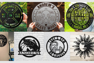 design custom metal wall art sign, teelaunch, laser cutting, cnc