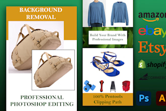 do bulk image background removal, product photo editing, photoshop clipping path