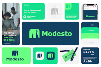 design a unique business logo and complete brand identity