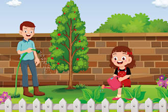 do kids story book illustrations