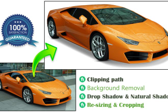 do background removal and shadowing with the best quality
