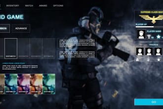 design perfect game UI, for consoles, PC and mobile